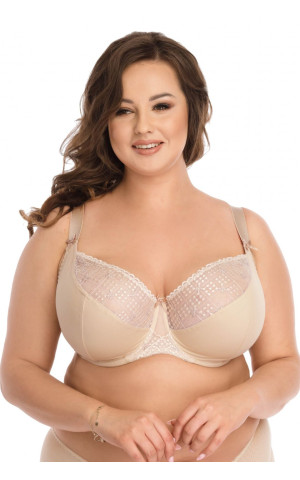 Σουτιέν Plus Size για Πολύ Μεγάλο Στήθος – Μπεζ Χρώμα